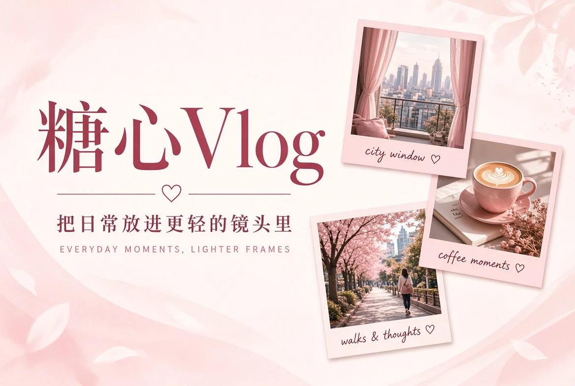 糖心Vlog日常记录与城市影像封面