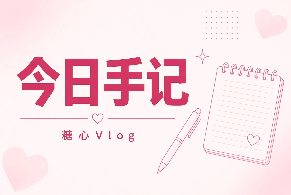 糖心Vlog今日便笺日常记录