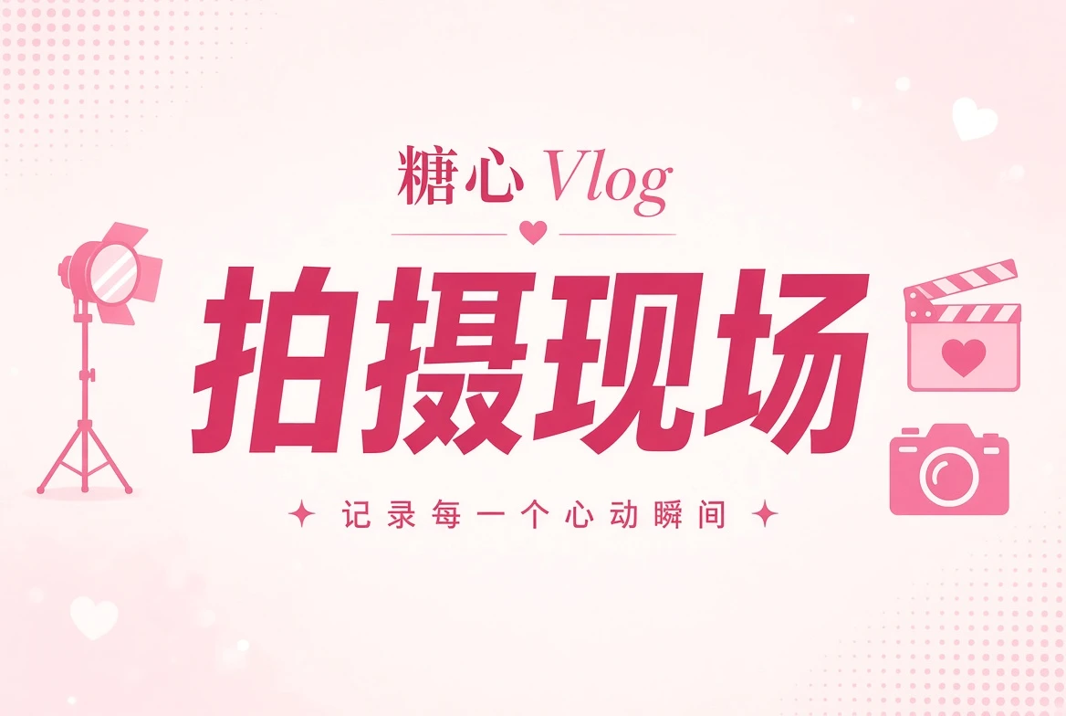 糖心Vlog片场簿拍摄现场